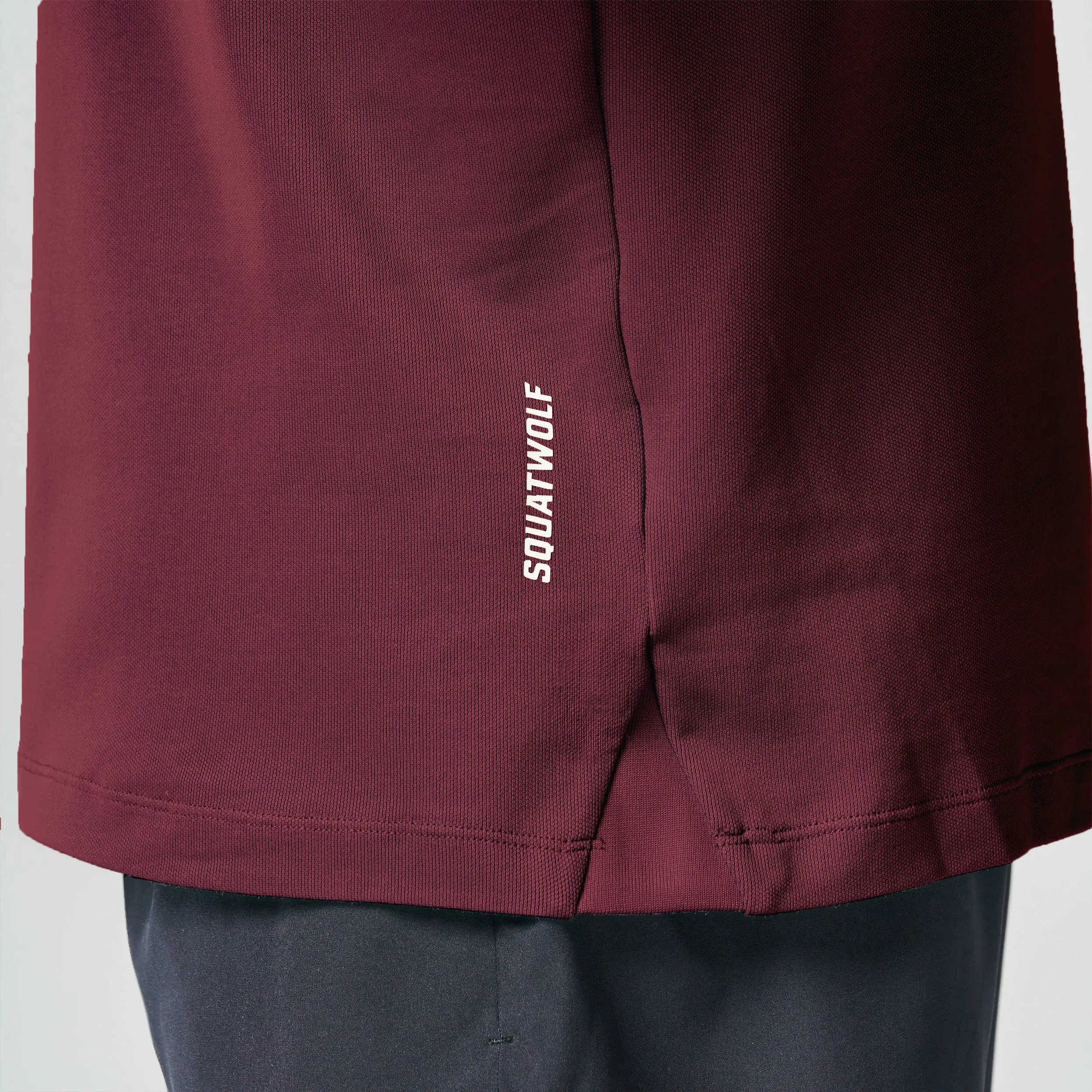 Core Running Tee - Burgundy