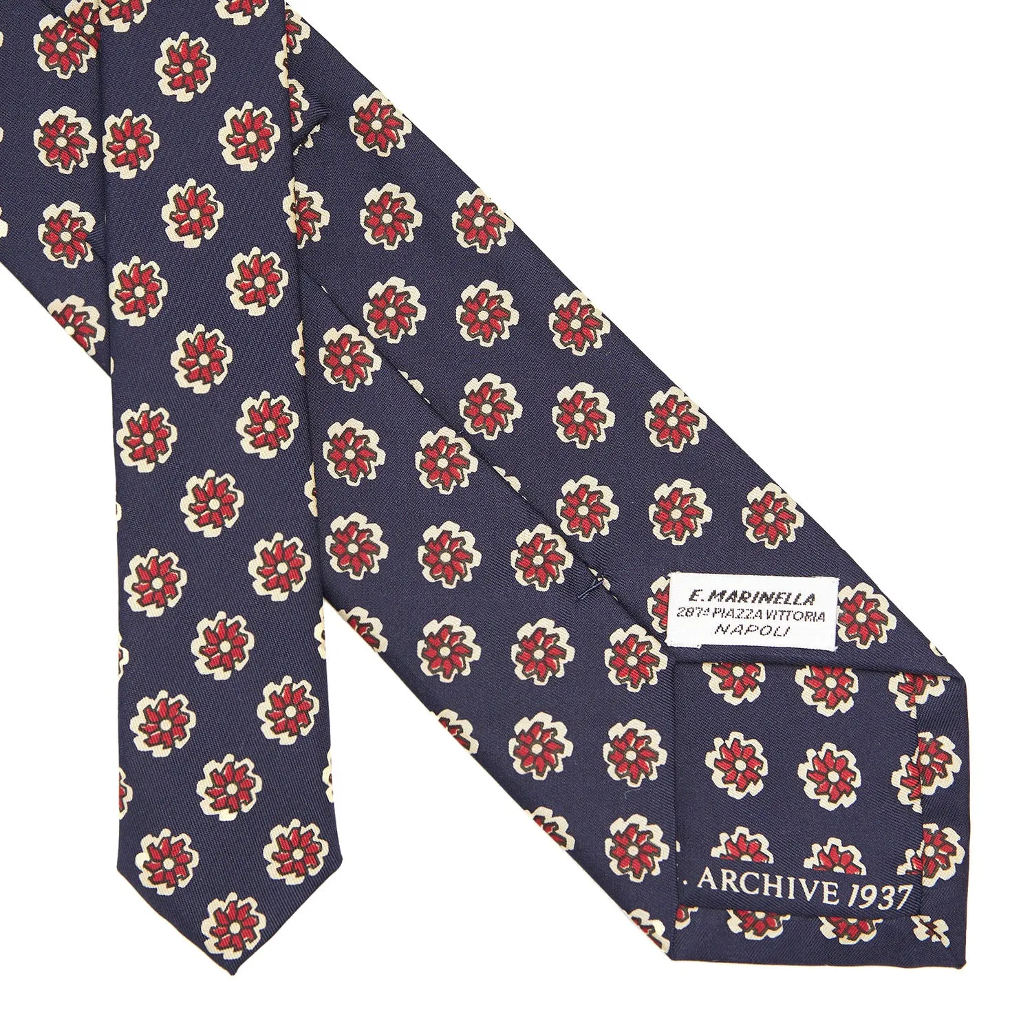 DARK BLUE SILK TIE