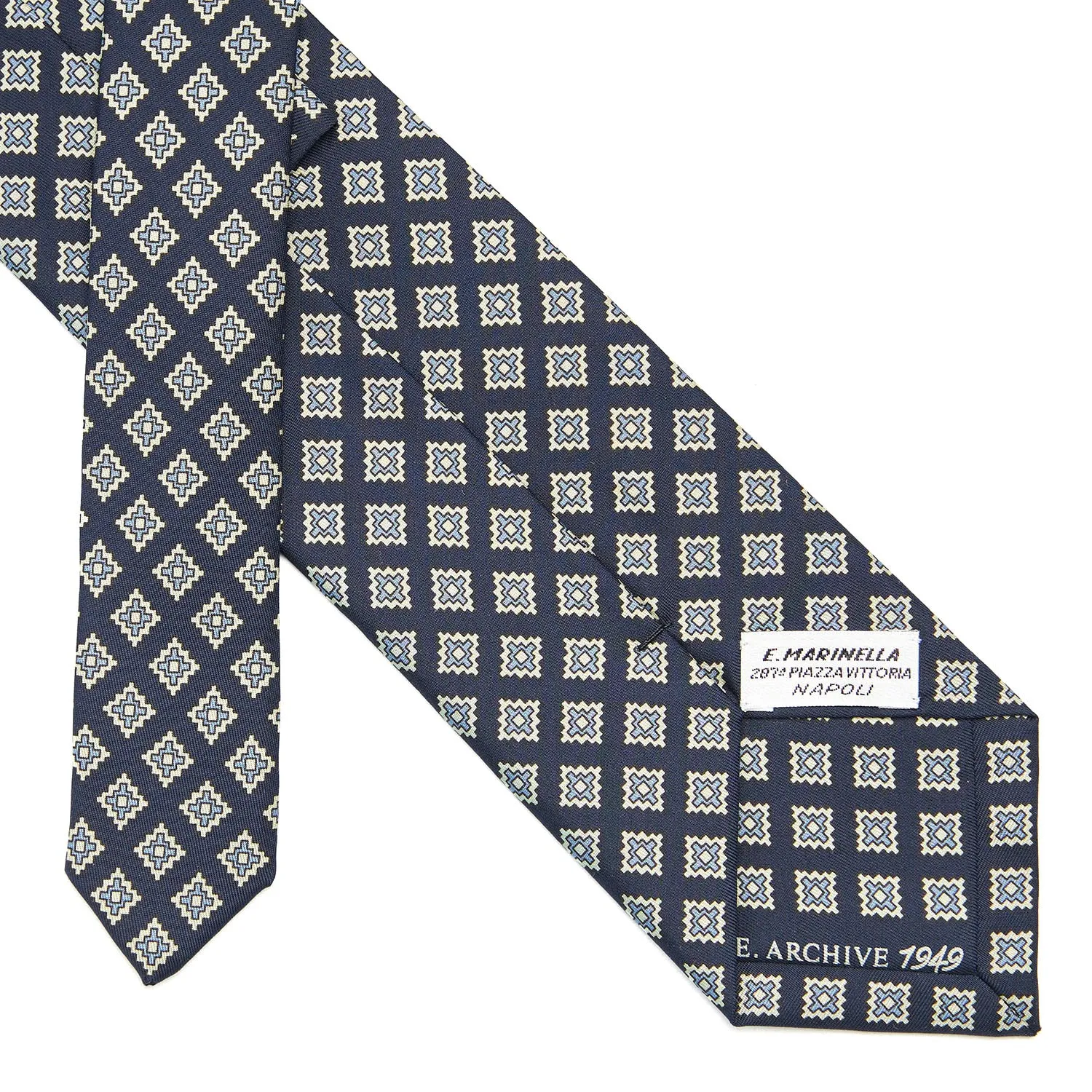 DARK BLUE SILK TIE