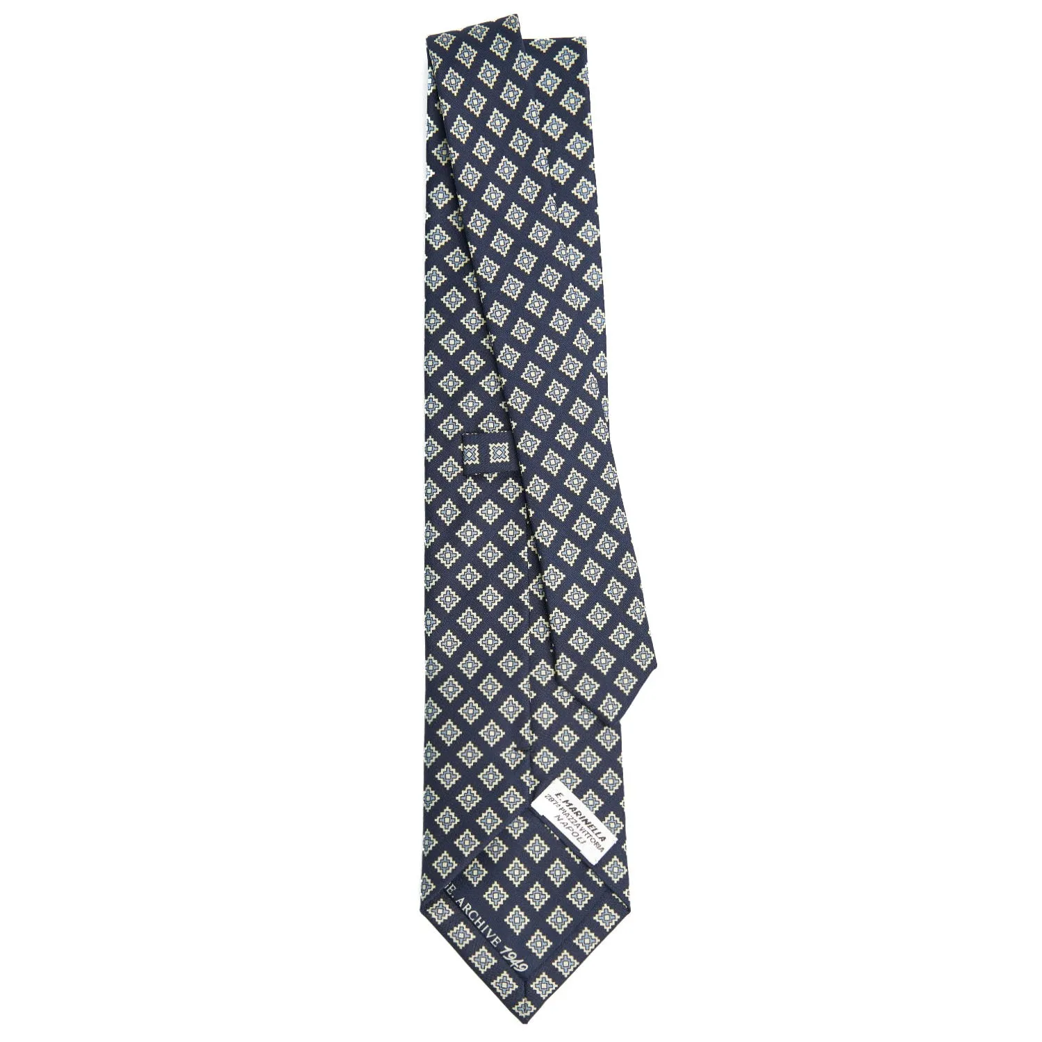 DARK BLUE SILK TIE