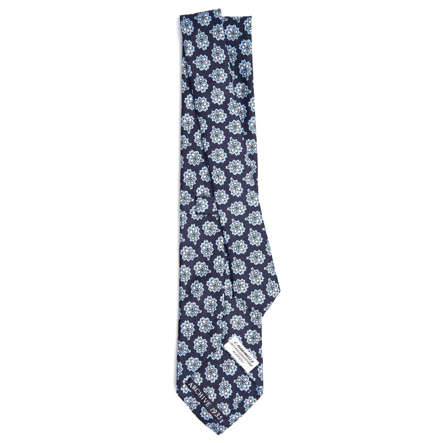 DARK BLUE SILK TIE