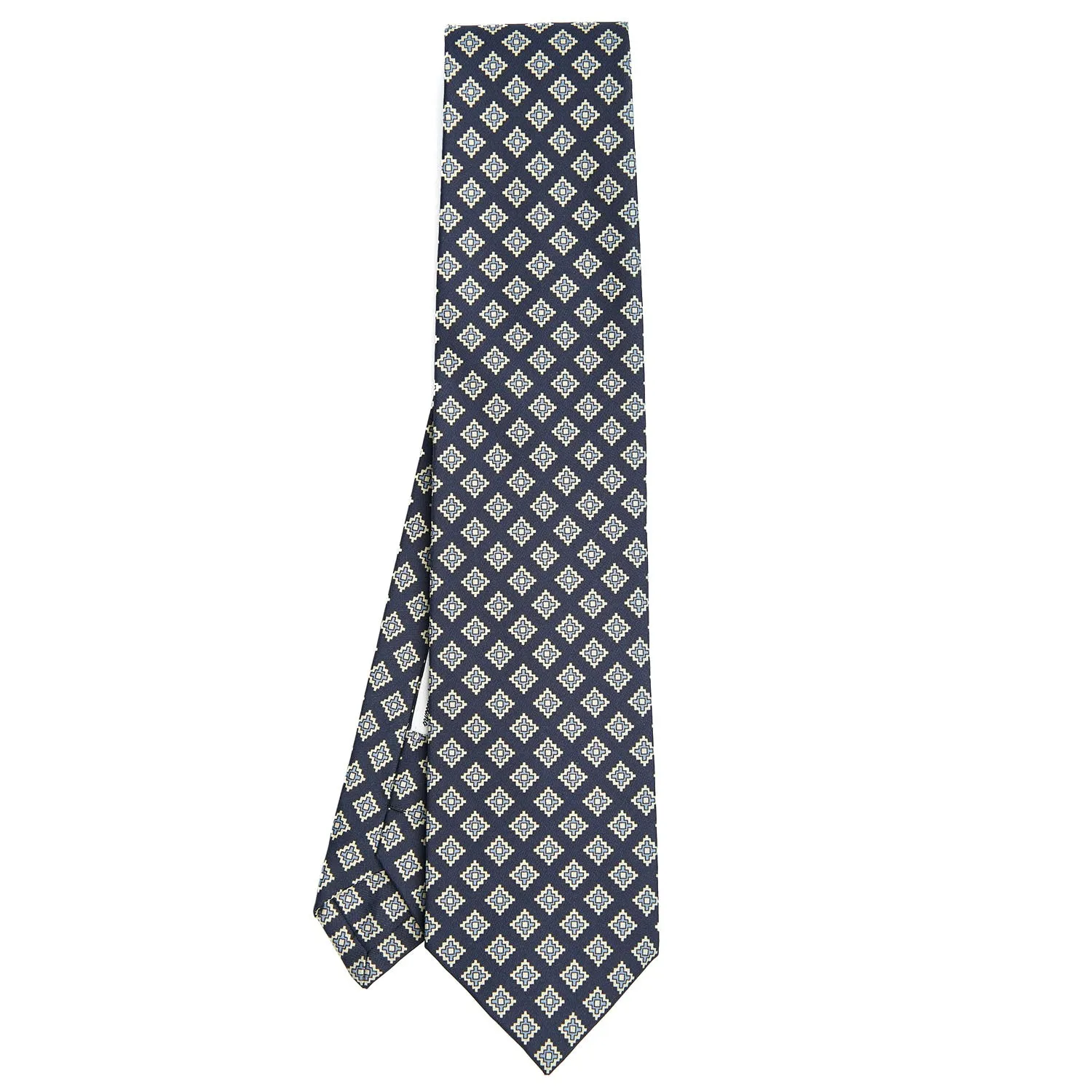 DARK BLUE SILK TIE