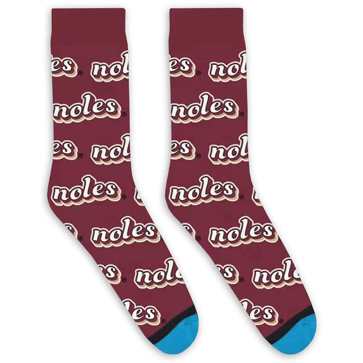 DivvyUp Youth Noles Socks - Garnet