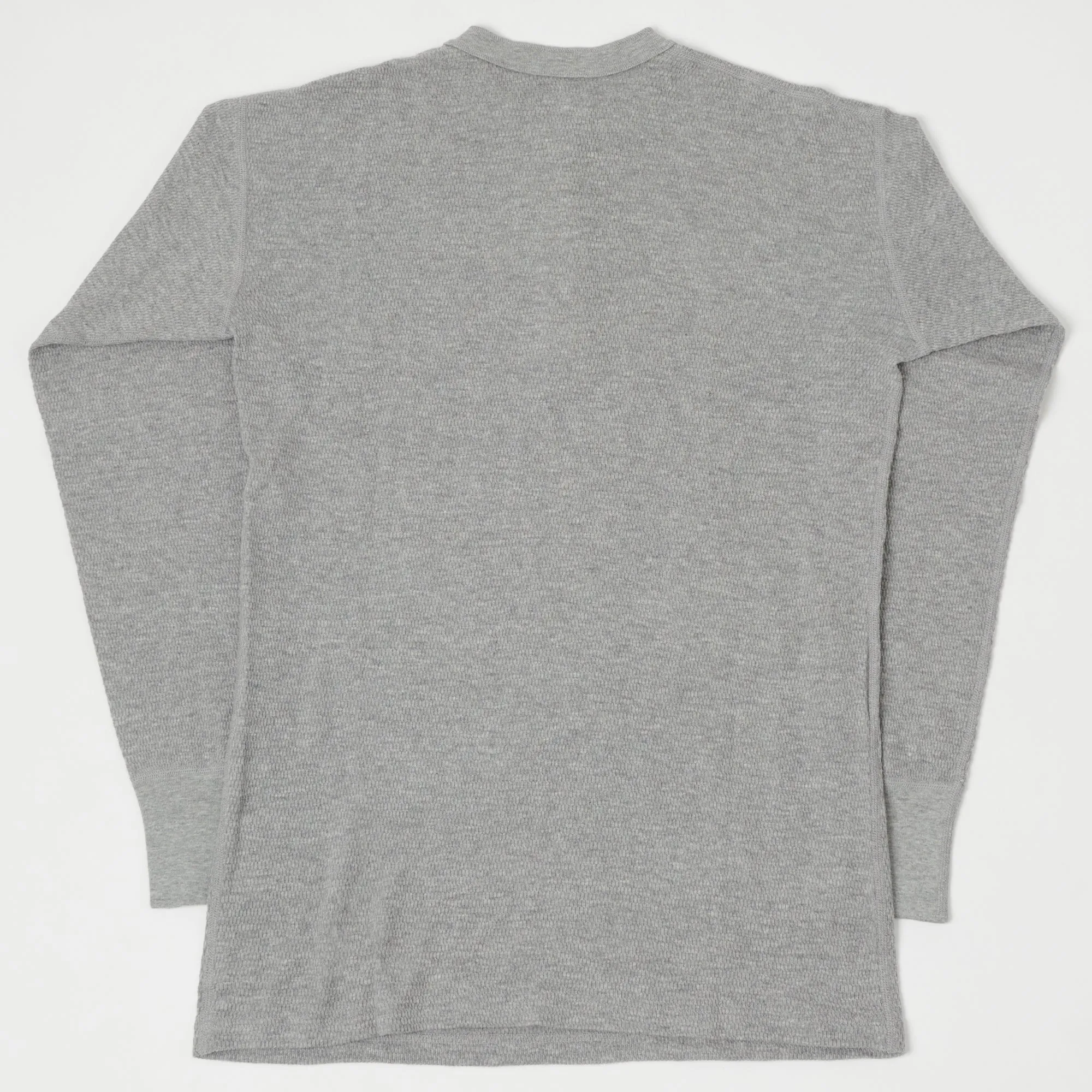 Dubbleworks Thermal Henley - Heather Grey