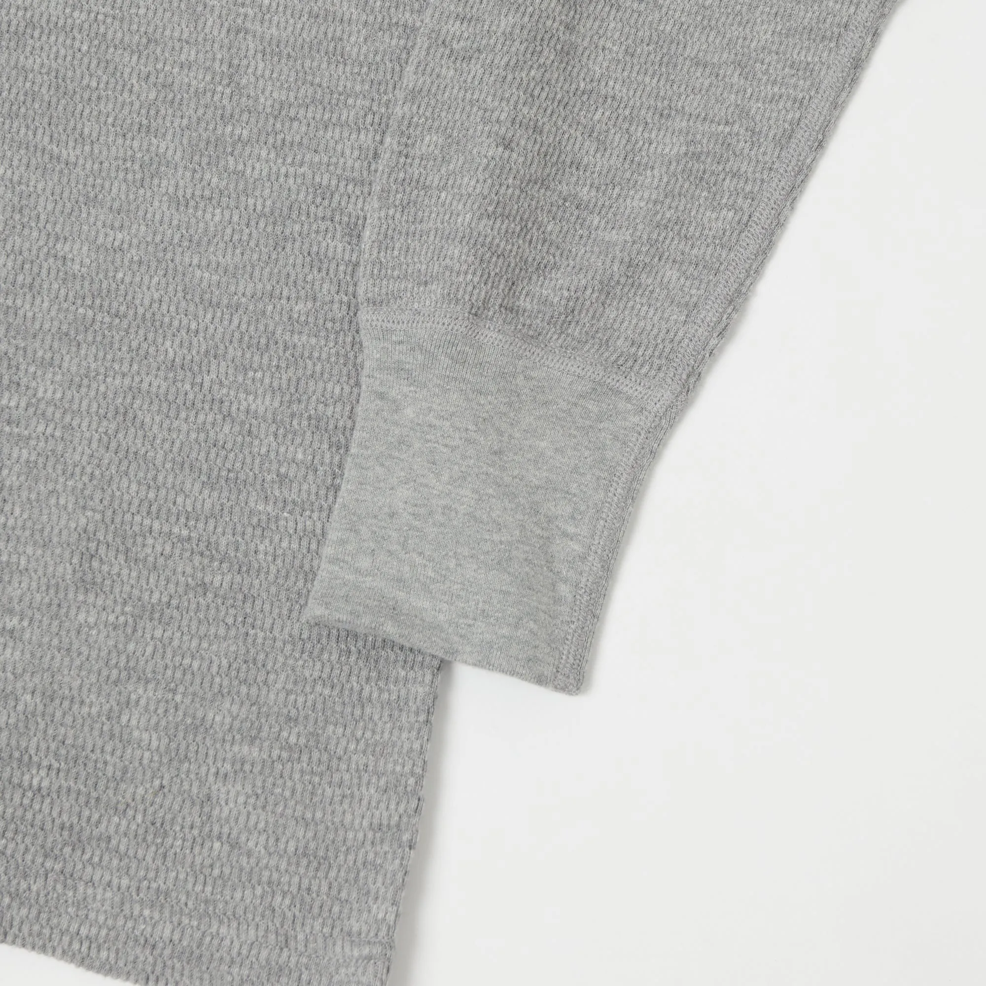 Dubbleworks Thermal Henley - Heather Grey