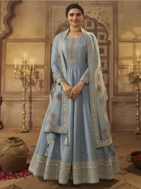 Embroidered Art Silk - Anarkali