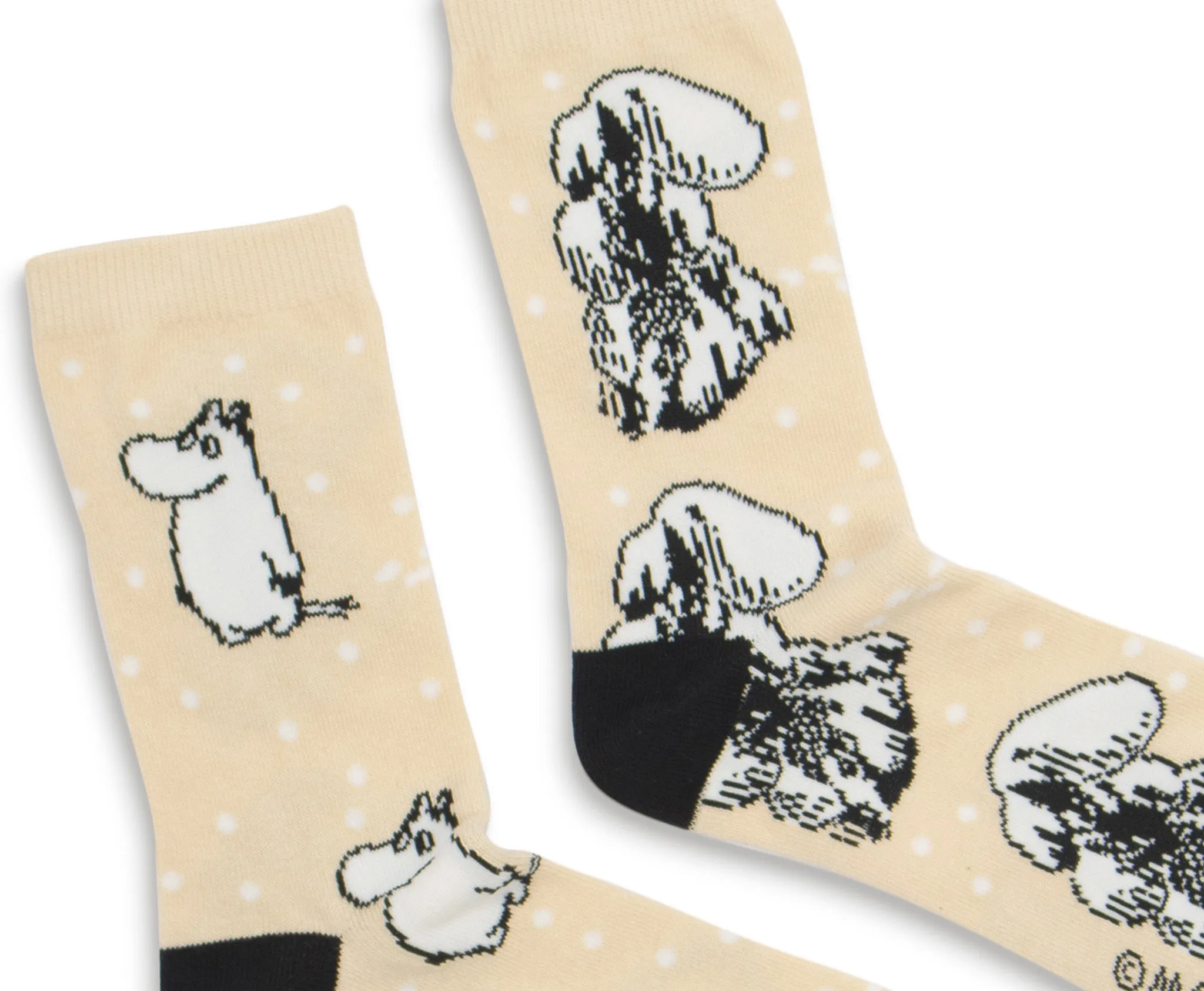 Exclusive Collection Moomintroll Winterland Ladies Socks - Beige