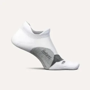 FEETURES ELITE LIGHT CUSHION C NO SHOW SOCKS - WHITE - E5030158