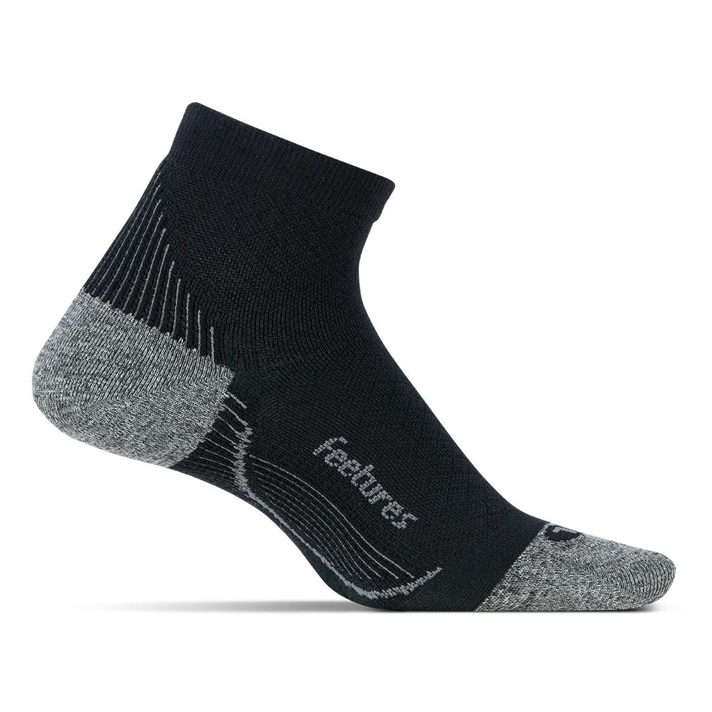 Feetures Plantar Fasciitis Compression Sock Ultra Light Quarter Socks