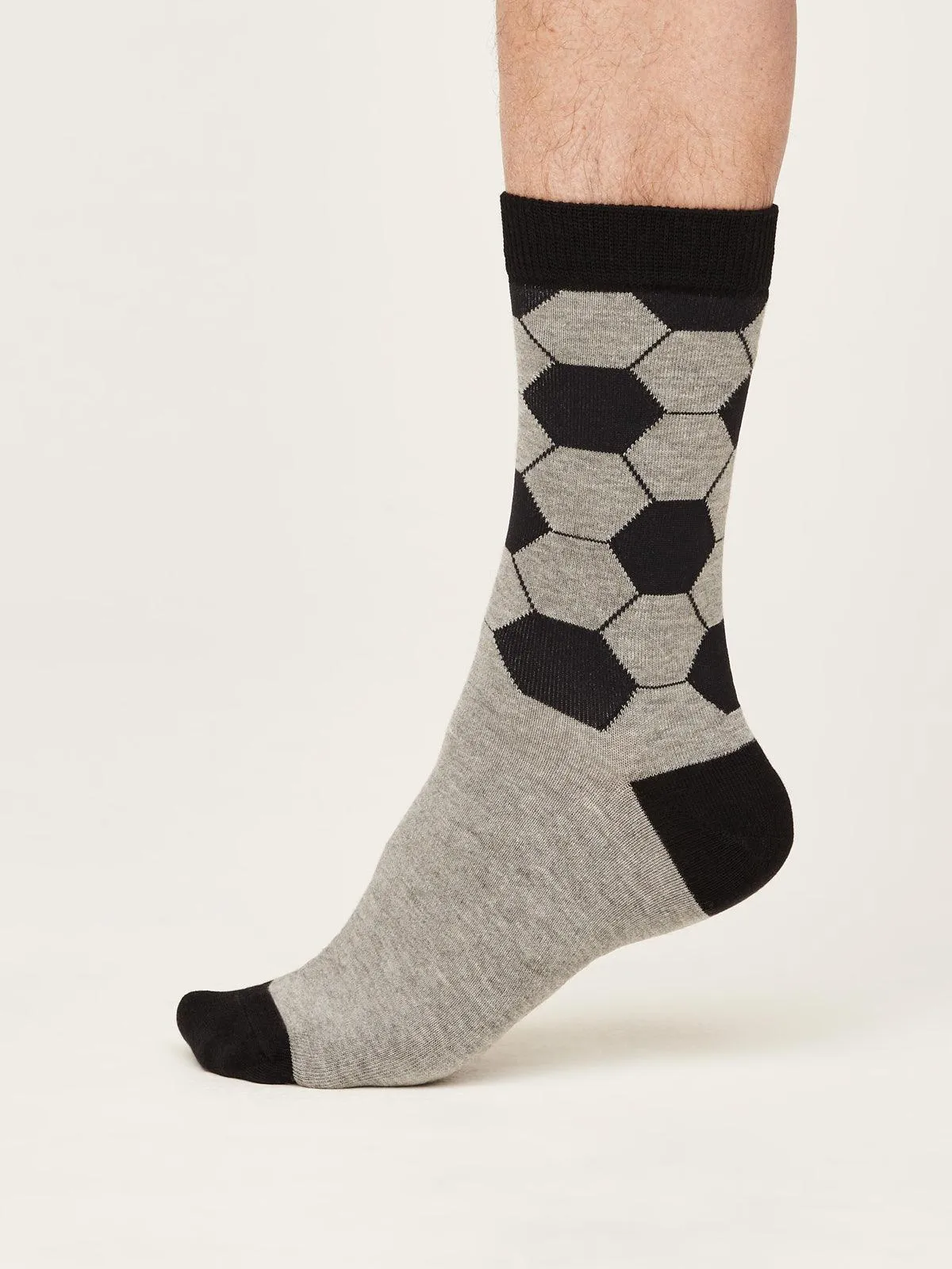 Football Socks In A Bag - Grey Marle