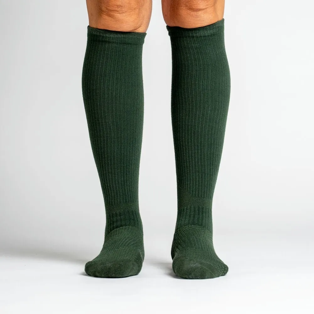 Forest Green Compression Socks