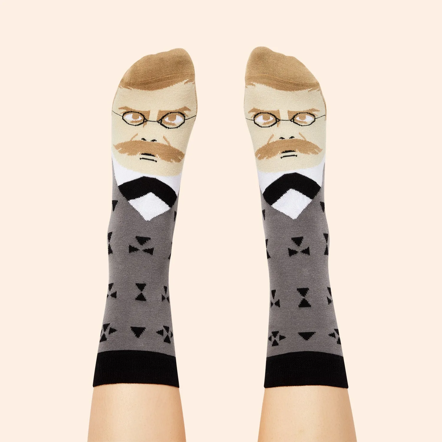 Friedrich Kneetzsche Socks (Philosopher)