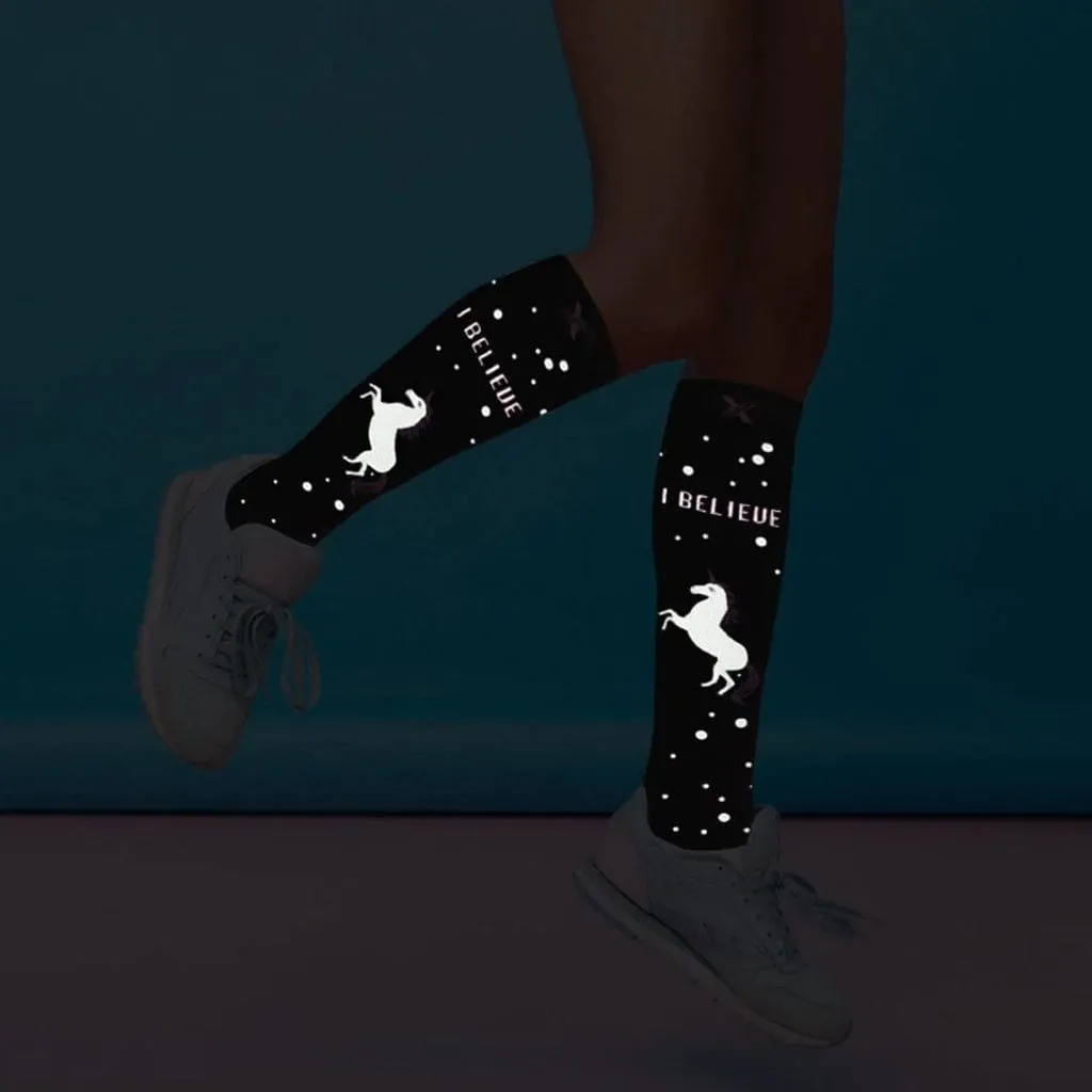 Glow in the Dark Compression Socks (3-Pairs)