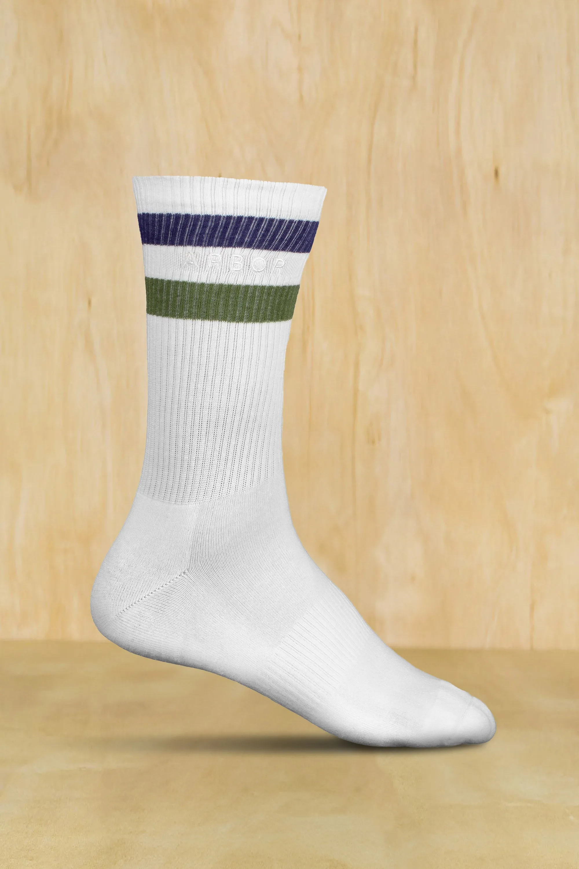 Good Times Vintage Stripes Socks - Blue Green