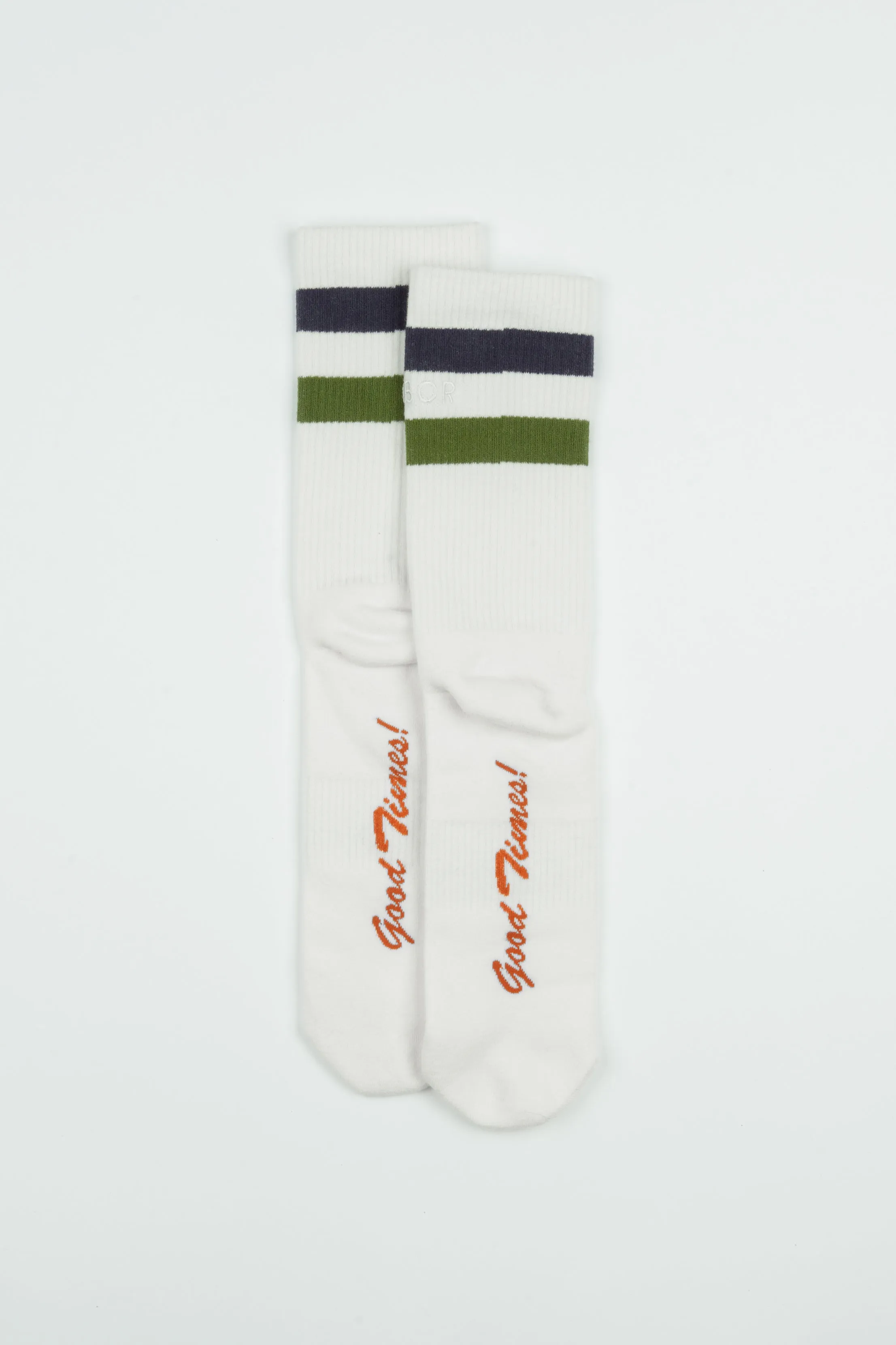 Good Times Vintage Stripes Socks - Blue Green