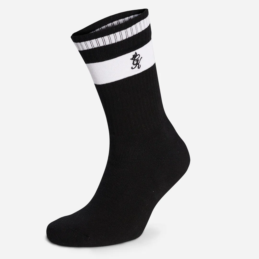 Gym King Ryu Socks (2pk) - Black