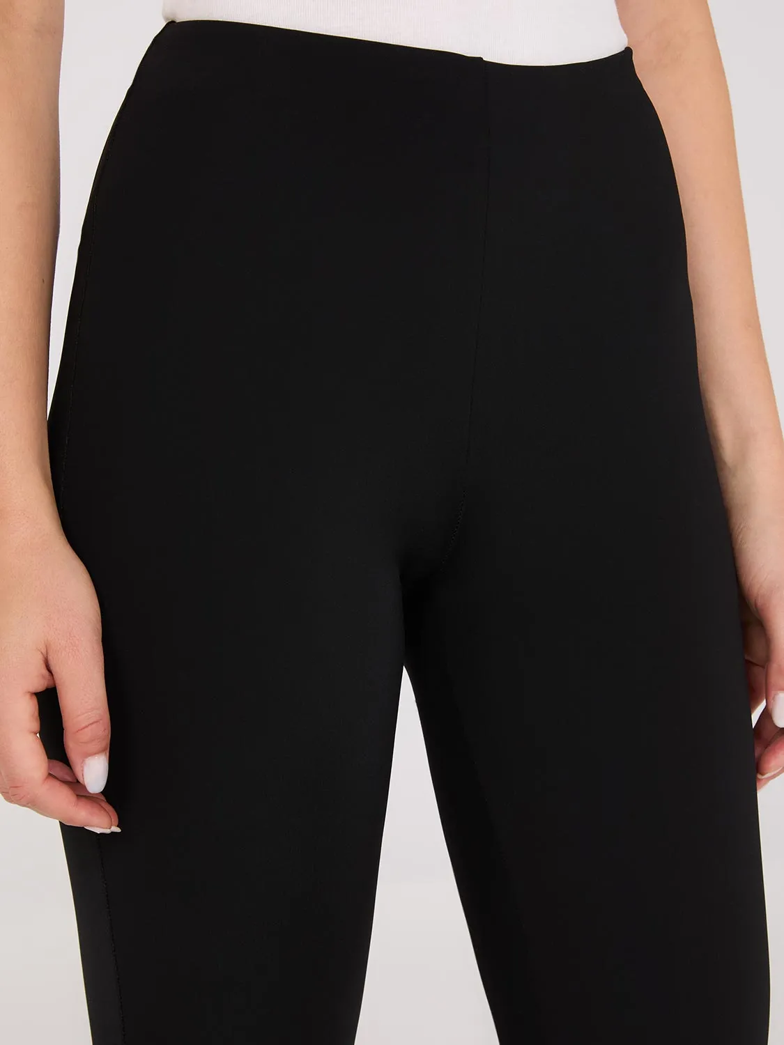 High-Rise Tummy Control Ankle Length Pants