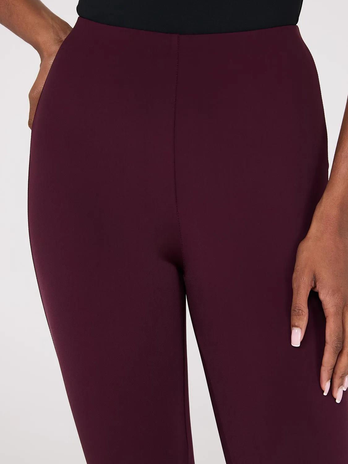 High-Rise Tummy Control Ankle Length Pants