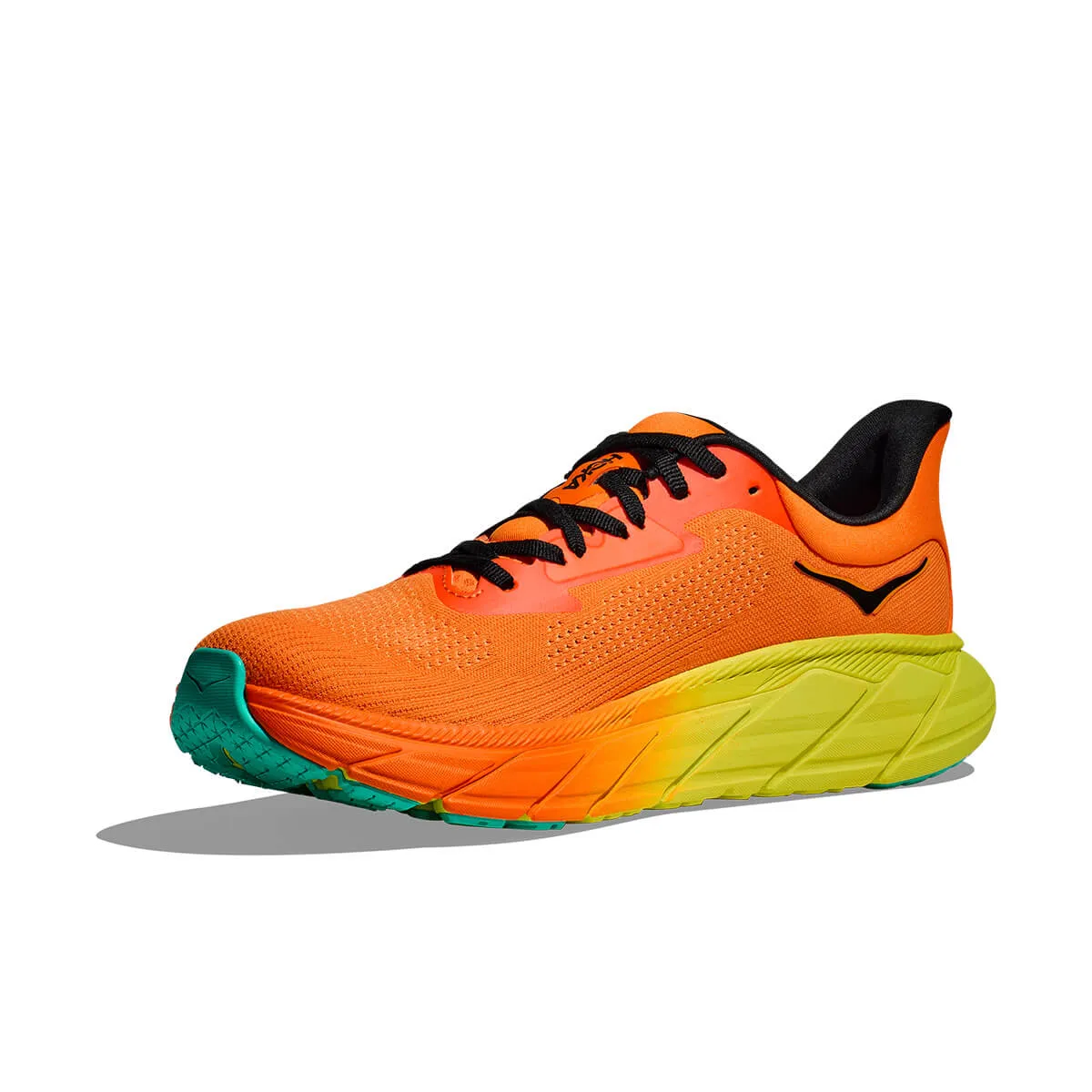 Hoka Arahi 7 Mens | Electric Tangerine / Black