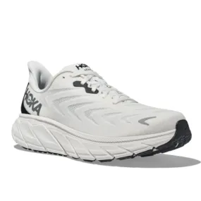 HOKA Men's Arahi 6 Wide Blanc De Blanc / Steel Wool