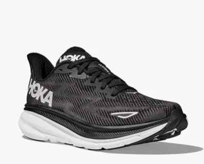 Hoka One One Clifton 9 Men's - Black/White all