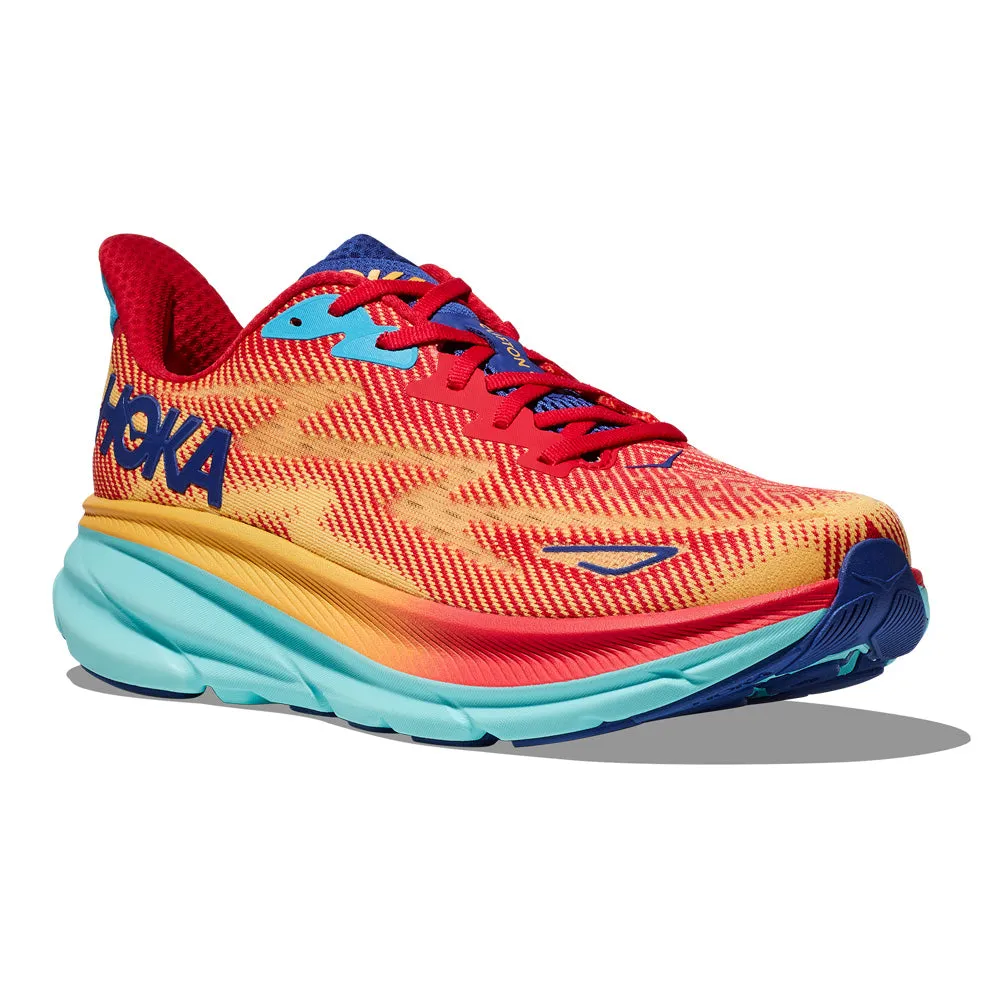 Hoka One One Clifton 9 W Naranja Rojo