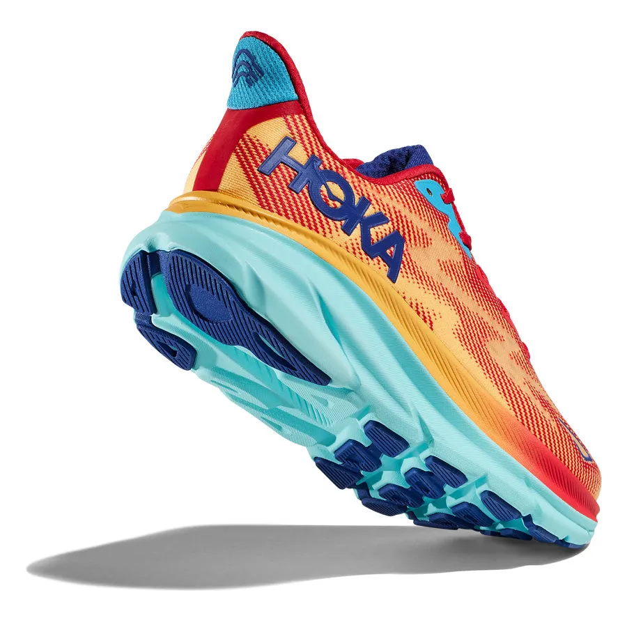 Hoka One One Clifton 9 W Naranja Rojo