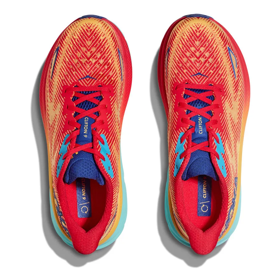 Hoka One One Clifton 9 W Naranja Rojo