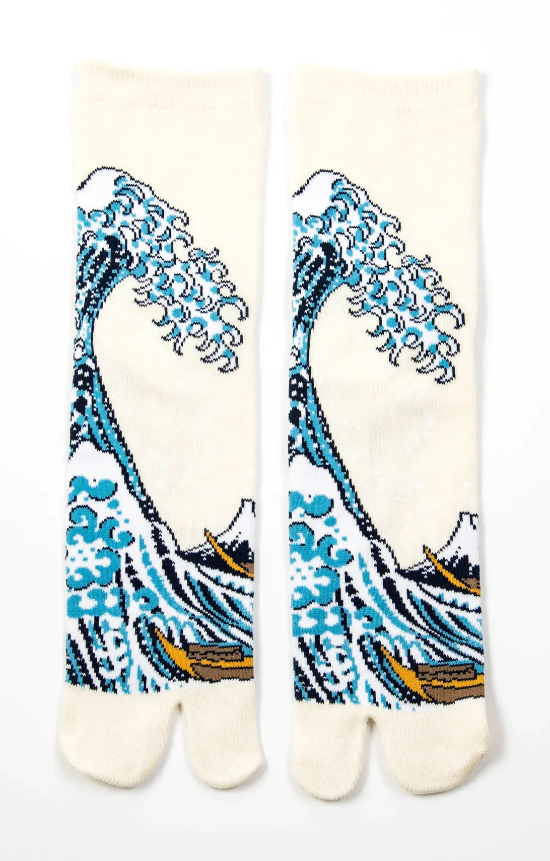 Hokusai The Great Wave Tabi Socks