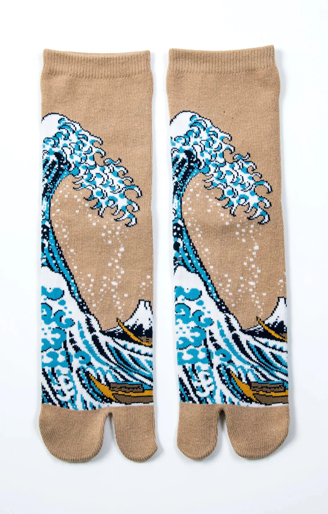 Hokusai The Great Wave Tabi Socks