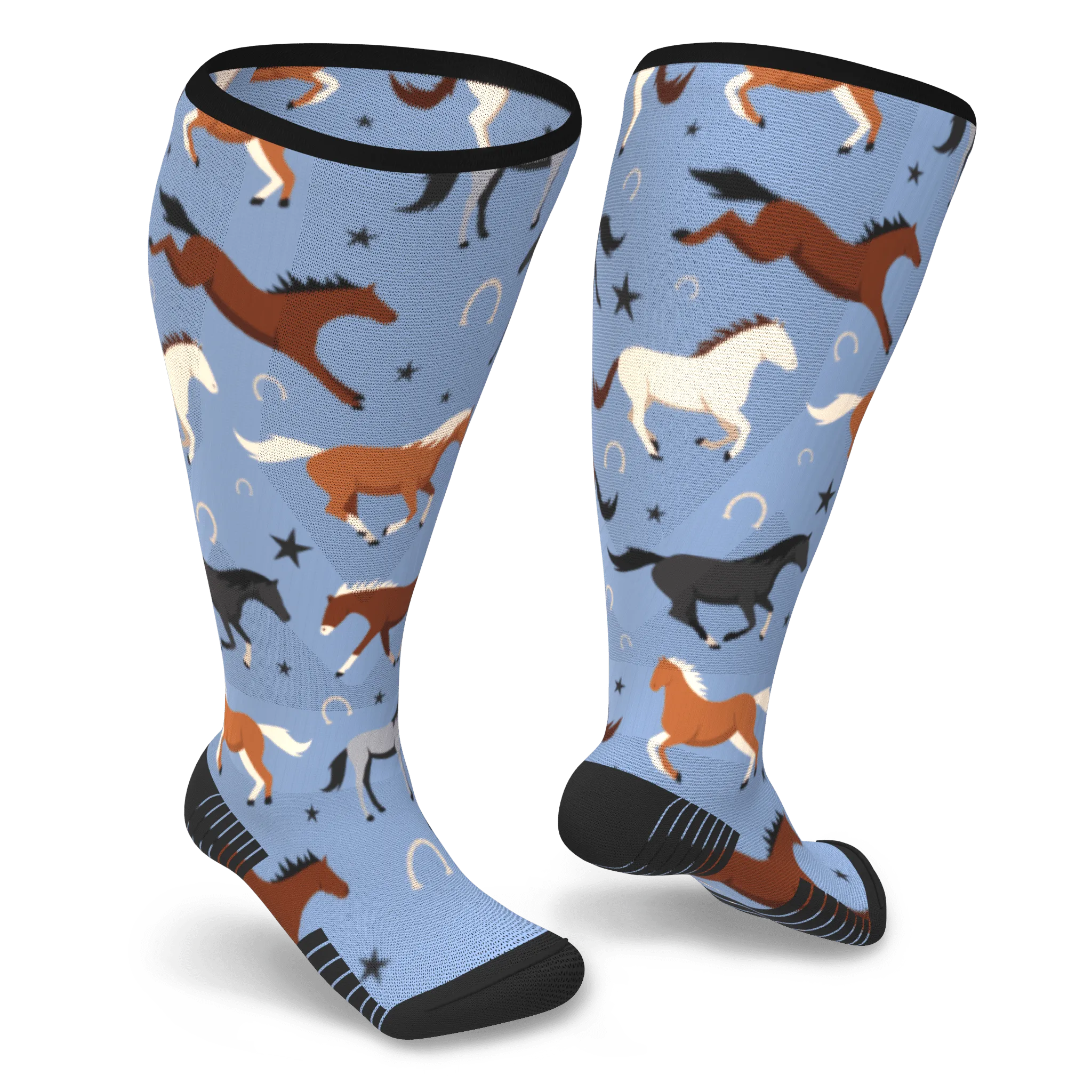 Horsing Around Diabetic Compression Socks