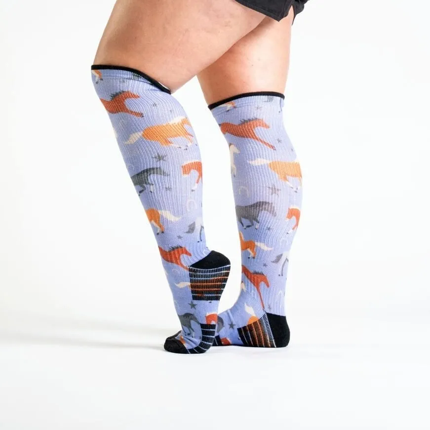 Horsing Around Diabetic Compression Socks