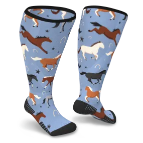 Horsing Around Diabetic Compression Socks