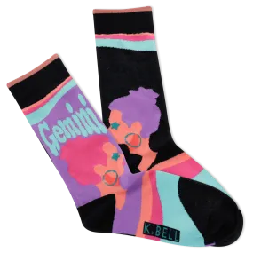 K.Bell Women's Astrology Gemini Crew Socks