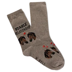 K.Bell Women's Stable Relationship Crew Socks