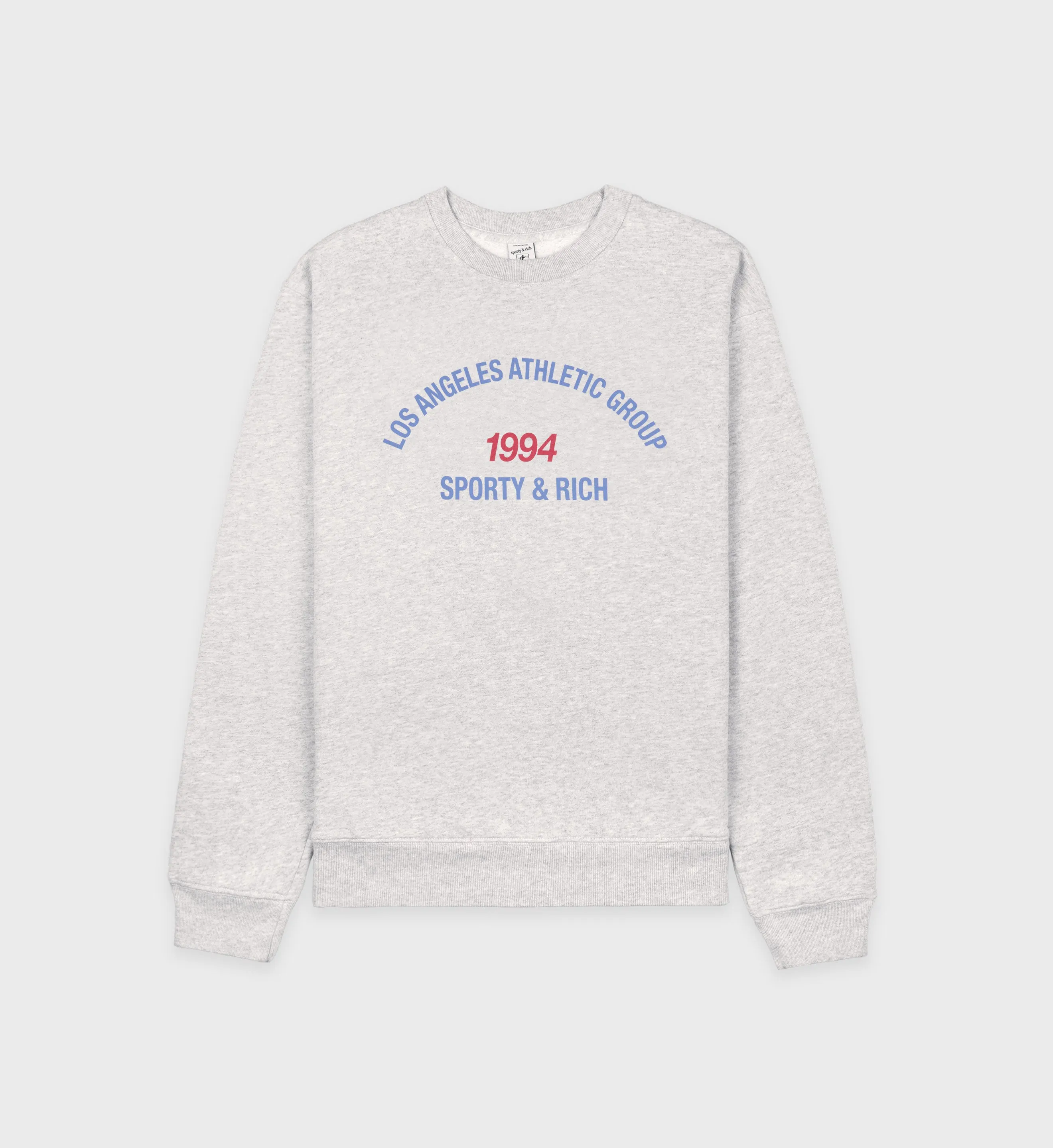 LA Athletic Group Crewneck - Heather Gray/Ocean