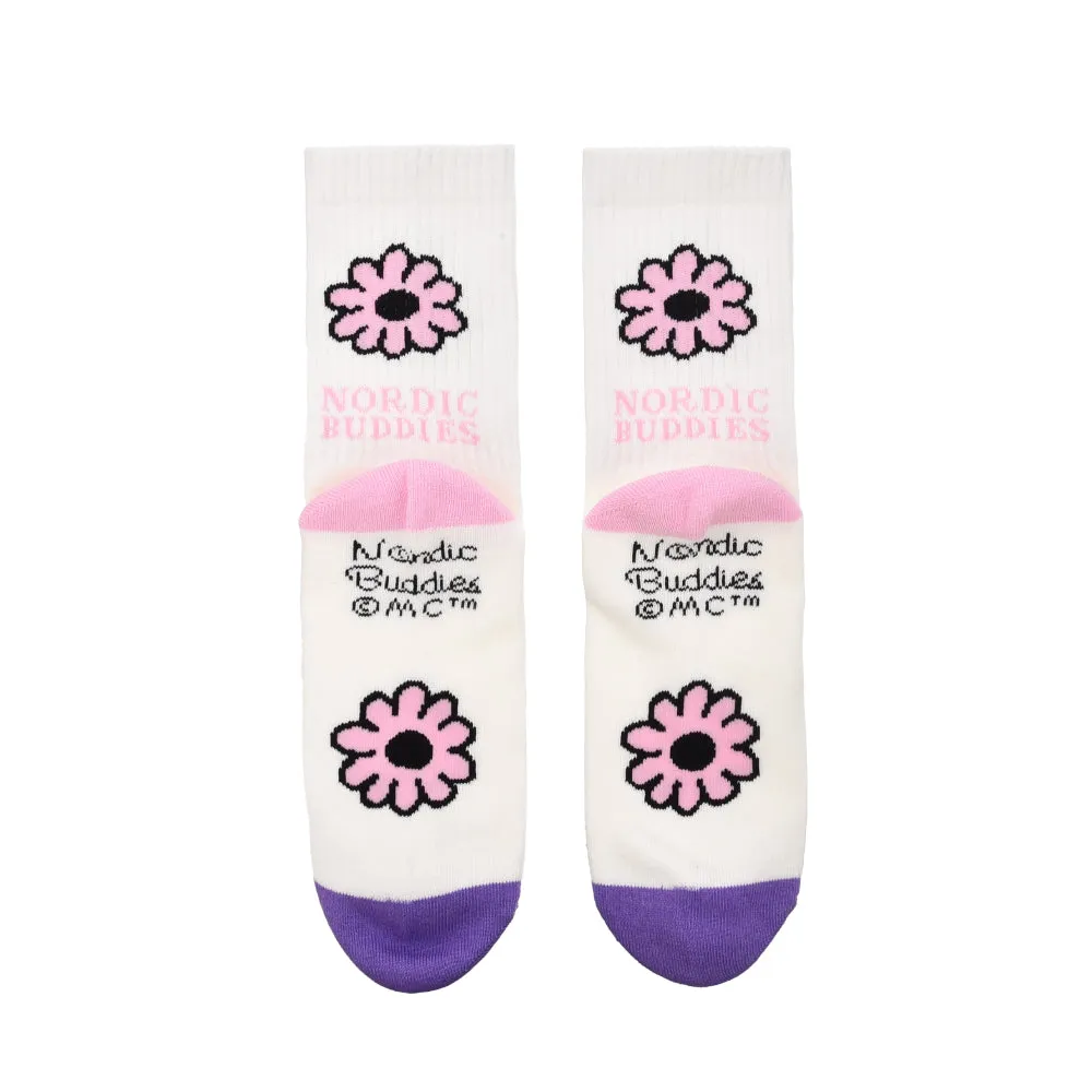 Little My Ladies Retro Socks White - Nordicbuddies