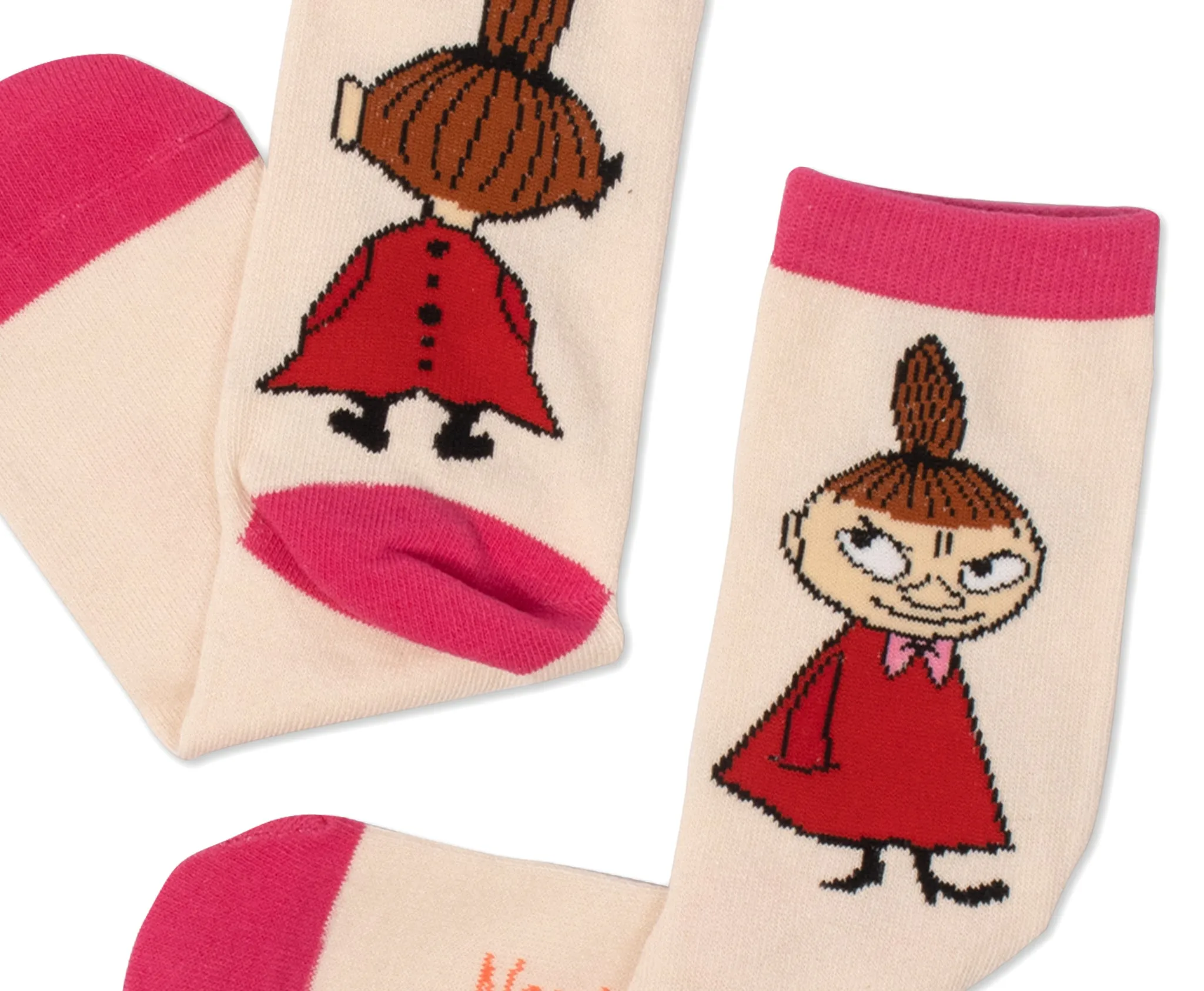 Little Mys Butt Ladies Socks - Beige