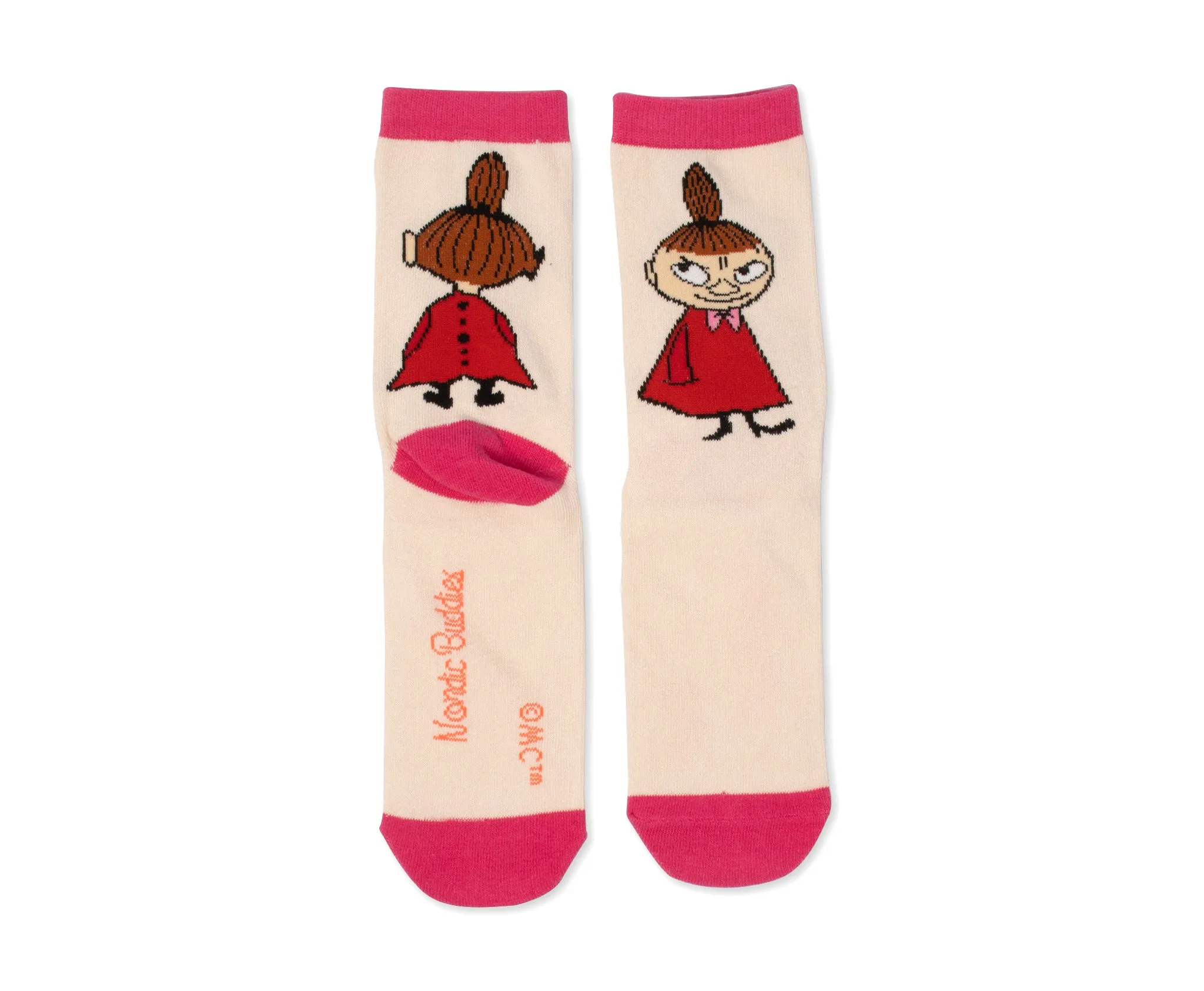 Little Mys Butt Ladies Socks - Beige