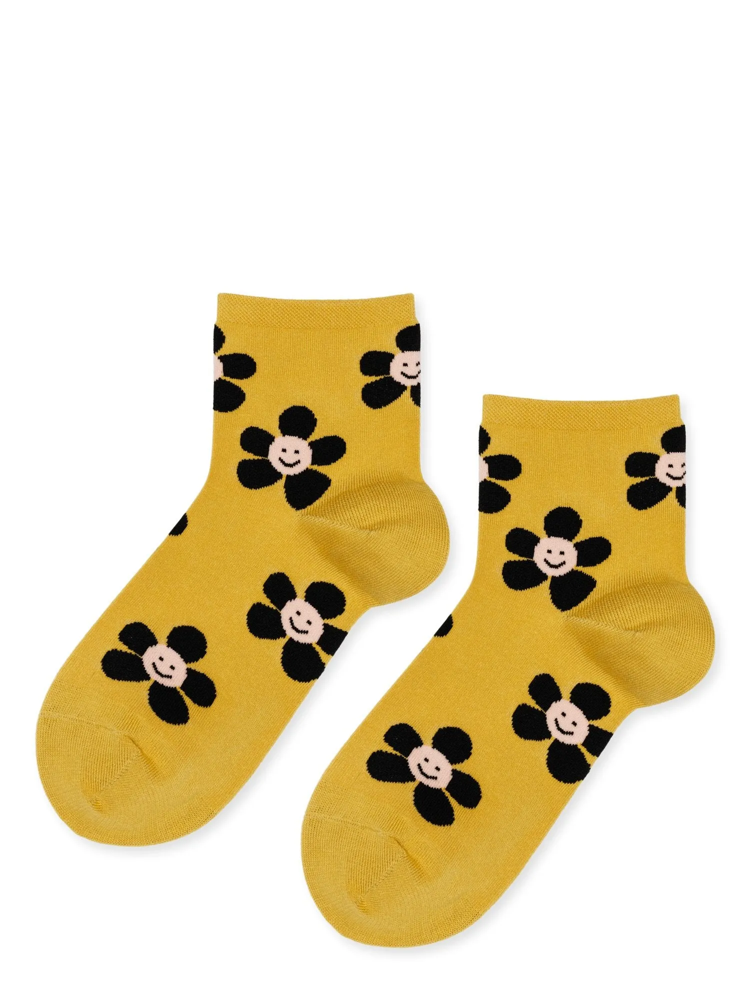 Lolo Short Crew Socks - Mustard