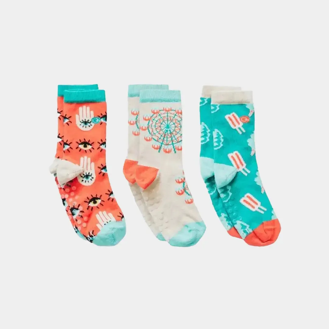 Mixed Patterns Baby Socks (3-pack)