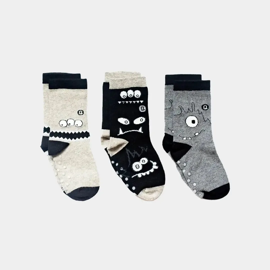 Mixed Patterns Baby Socks (3-pack)