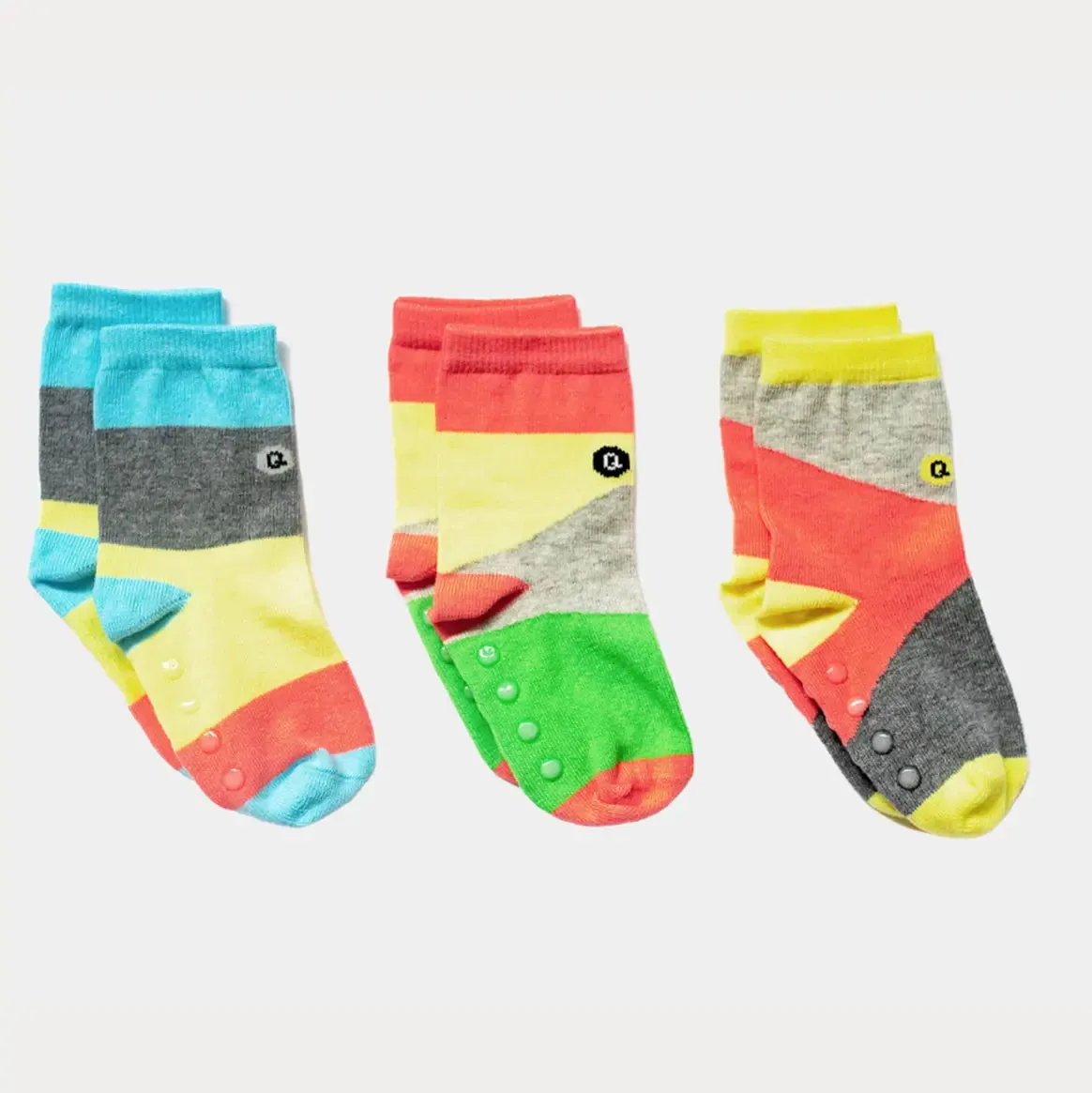 Mixed Patterns Baby Socks (3-pack)