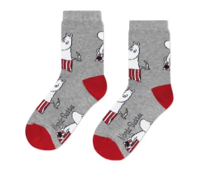 Moominmamma Candle Light Ladies Socks - Grey