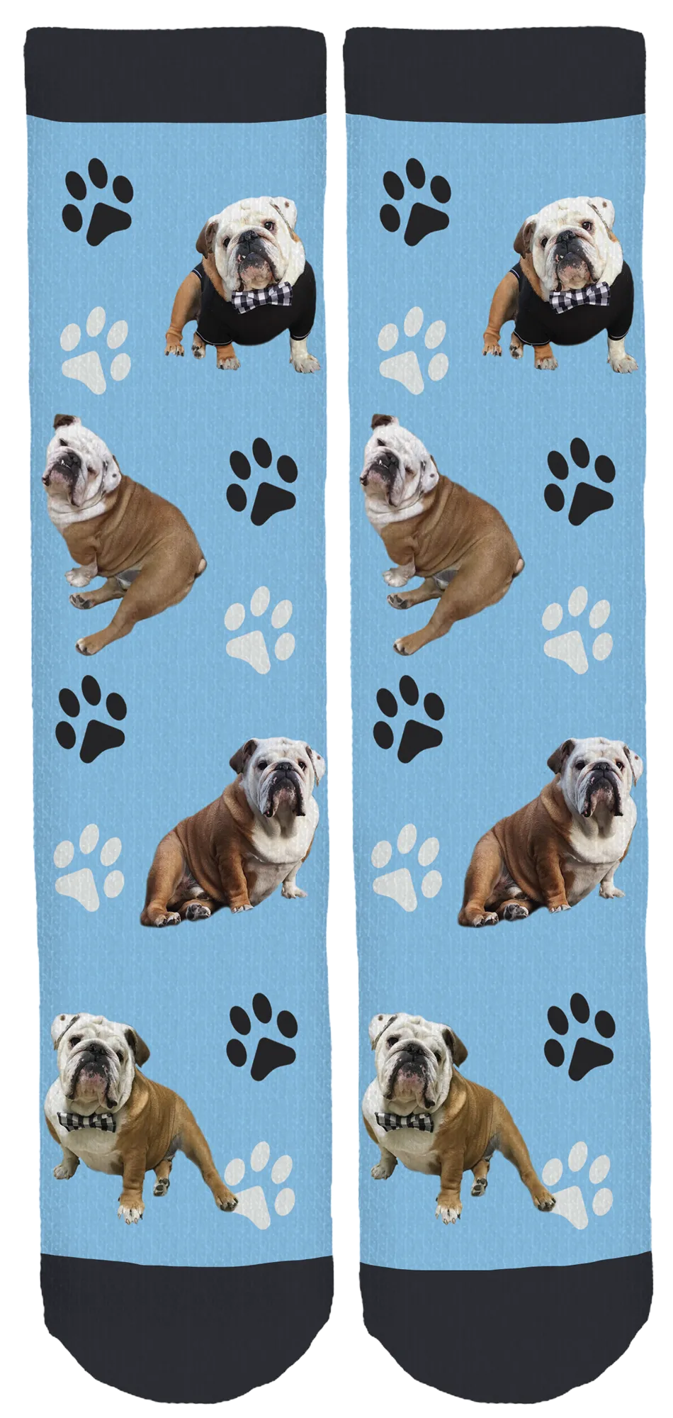 Mr. Gerald The Bulldog Crew Socks