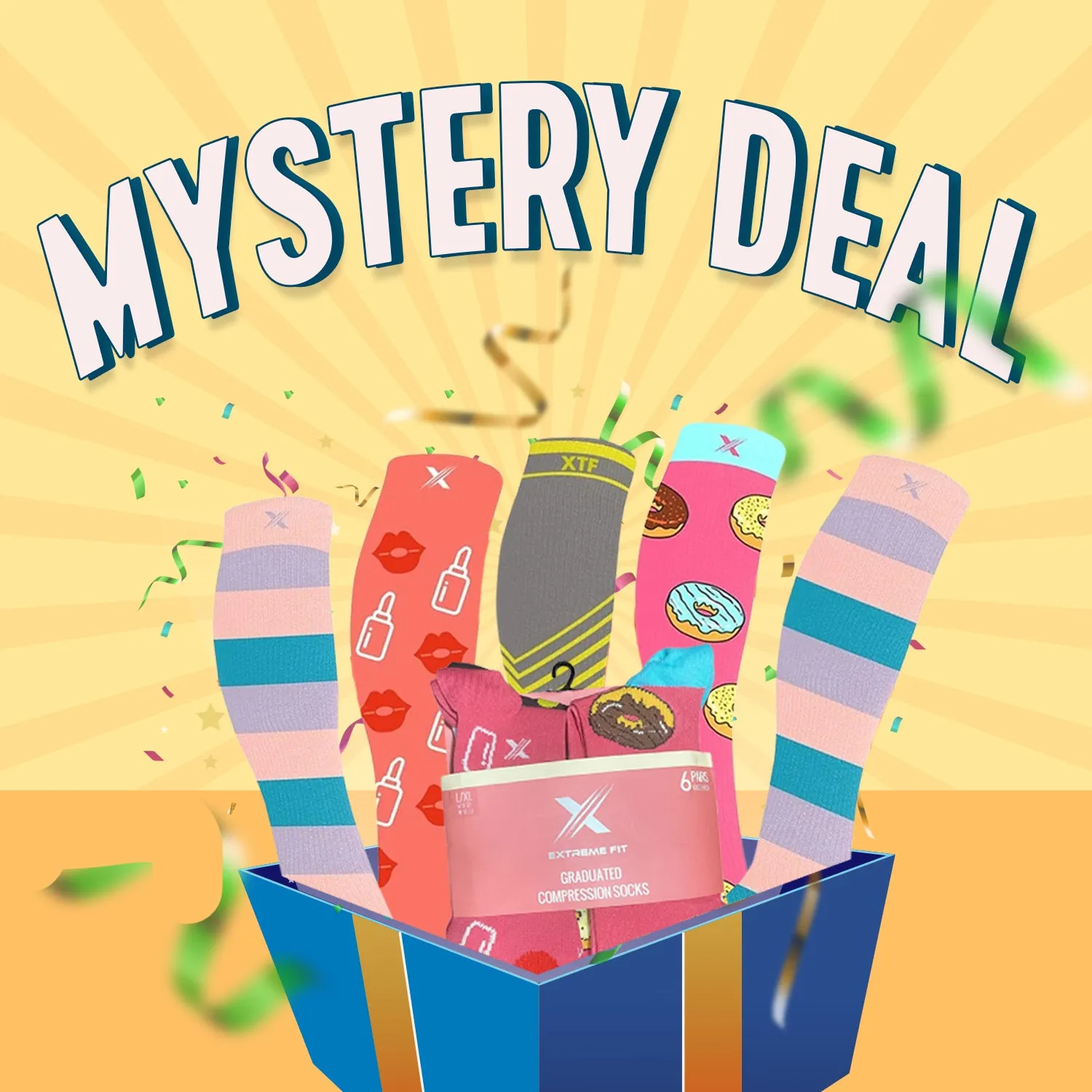 Mystery Deal Socks Sale - Women's (6-pairs)