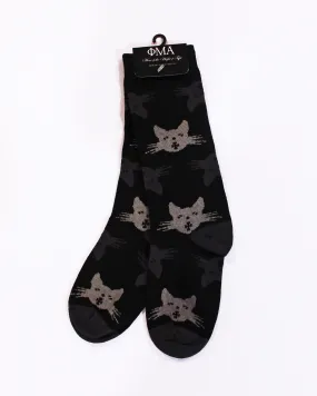 Mystic Cat Dress Socks