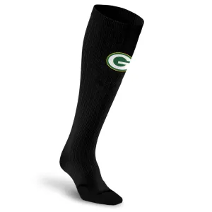 NFL Black Compression Socks, Green Bay Packers