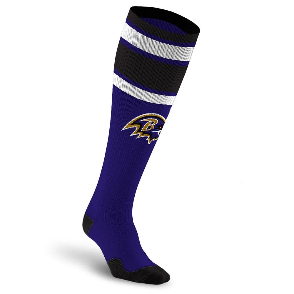 NFL Compression Socks, Baltimore Ravens