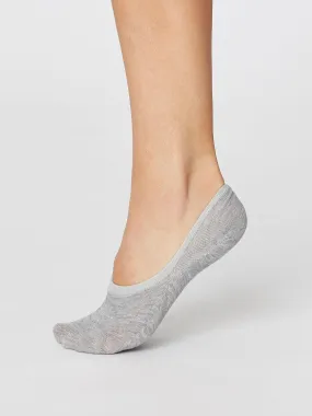 No Show Socks - Mid Grey Marle